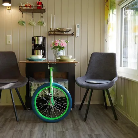 בית נופש Tinylausitz Mit Kamin Und Sauna